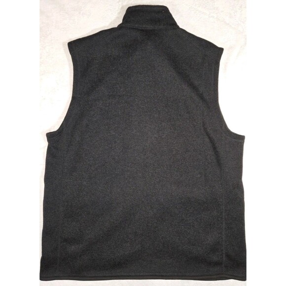 Patagonia Better Sweater Vest Fleece Full Zip Up Pockets Black Mens 2XL - Picture 2 of 10